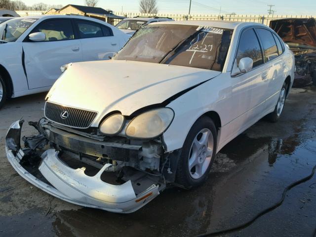 JT8BD68S7W0038032 - 1998 LEXUS GS 300 WHITE photo 2