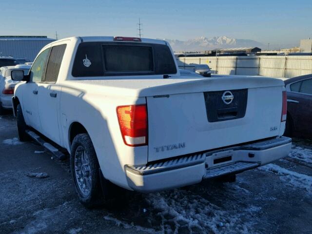 1N6AA07A16N549201 - 2006 NISSAN TITAN XE WHITE photo 3