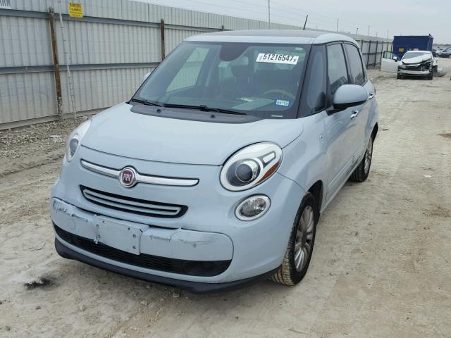 ZFBCFABH2EZ026853 - 2014 FIAT 500L EASY SILVER photo 2