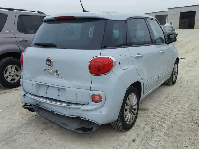 ZFBCFABH2EZ026853 - 2014 FIAT 500L EASY SILVER photo 4