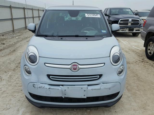 ZFBCFABH2EZ026853 - 2014 FIAT 500L EASY SILVER photo 9