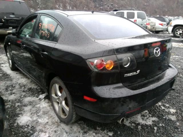 JM1BK323241145200 - 2004 MAZDA 3 S BLACK photo 3