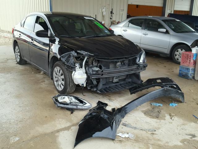 3N1AB7AP6GL678352 - 2016 NISSAN SENTRA S BLACK photo 1