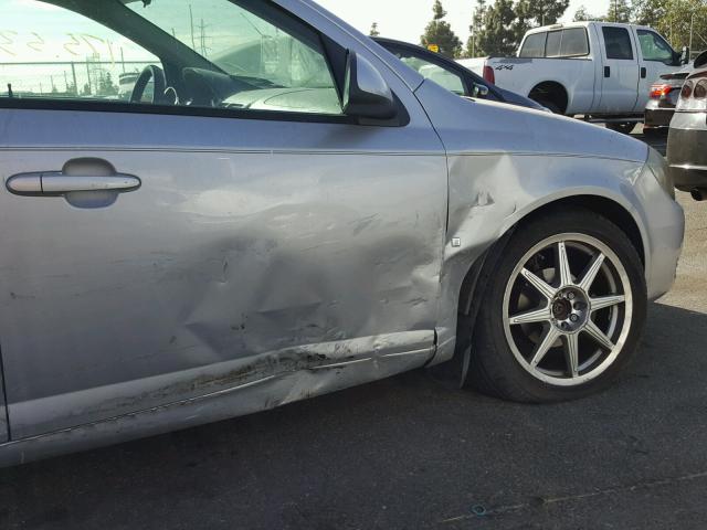 1G1AL58F287176366 - 2008 CHEVROLET COBALT LT SILVER photo 9