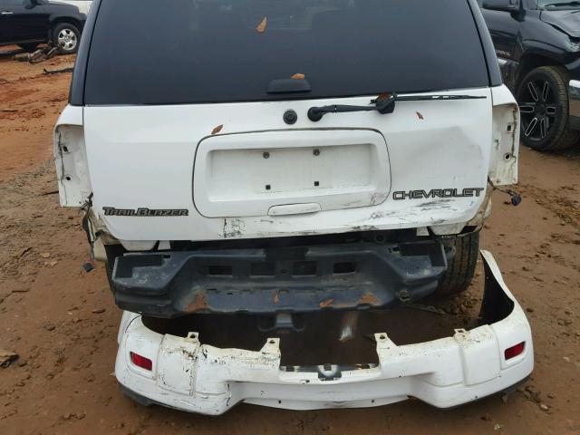 1GNDS13S242320971 - 2004 CHEVROLET TRAILBLAZE WHITE photo 9