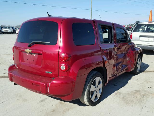 3GNBAAFWXBS579430 - 2011 CHEVROLET HHR LS RED photo 4