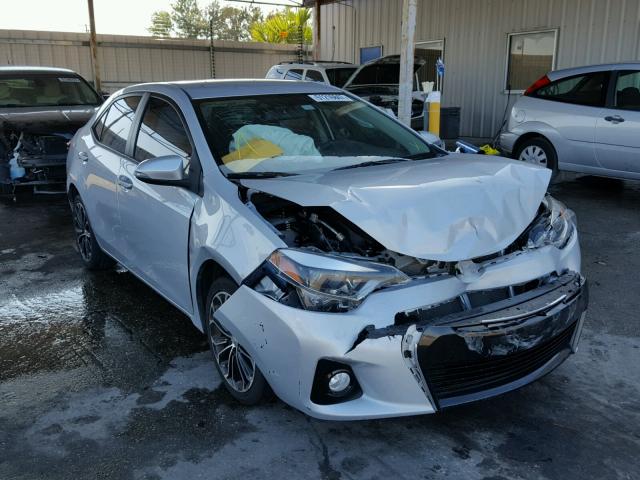 2T1BURHE9EC126842 - 2014 TOYOTA COROLLA L SILVER photo 1