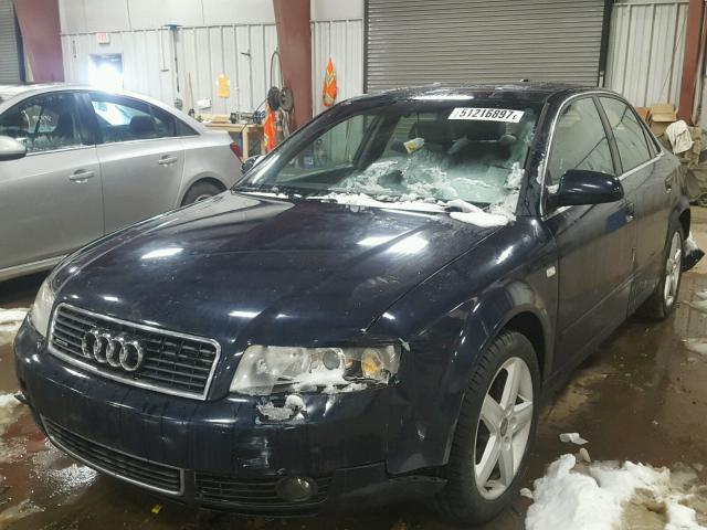 WAULT68E64A179956 - 2004 AUDI A4 3.0 QUA BLUE photo 2