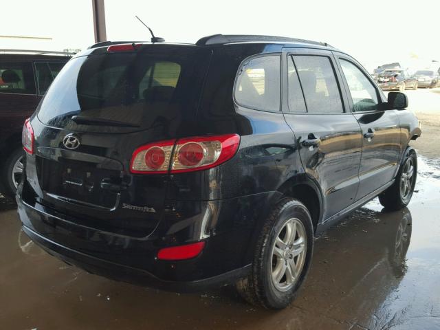 5XYZG3AB5BG015109 - 2011 HYUNDAI SANTA FE G BLACK photo 4