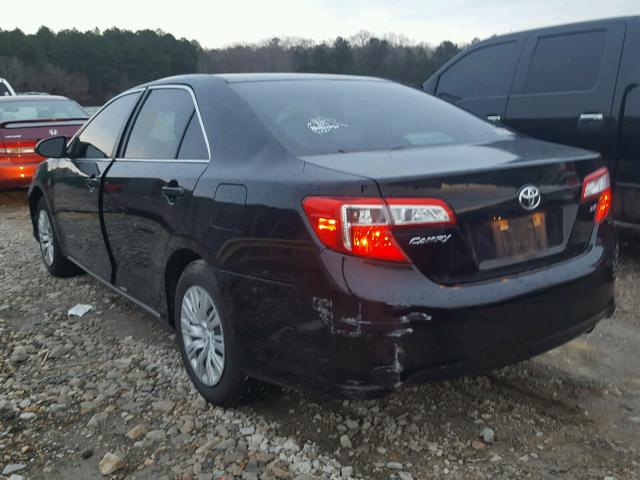 4T4BF1FKXCR174758 - 2012 TOYOTA CAMRY BASE GRAY photo 3