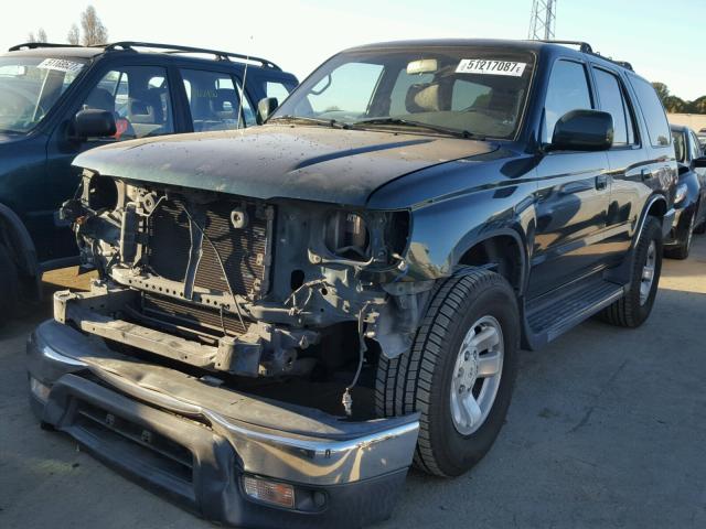 JT3HN86R4Y0285522 - 2000 TOYOTA 4RUNNER SR GREEN photo 2