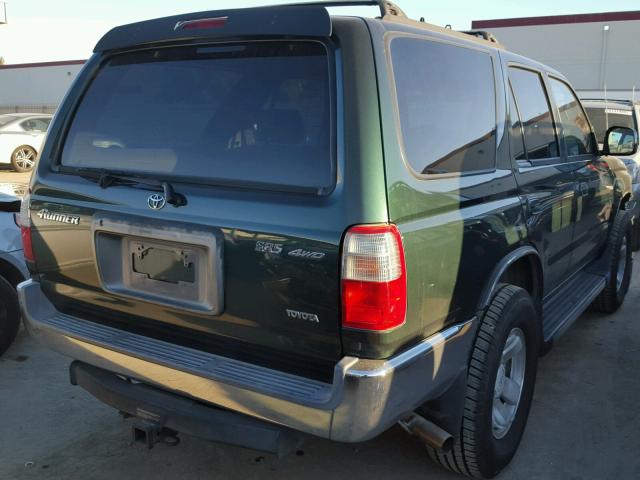 JT3HN86R4Y0285522 - 2000 TOYOTA 4RUNNER SR GREEN photo 4