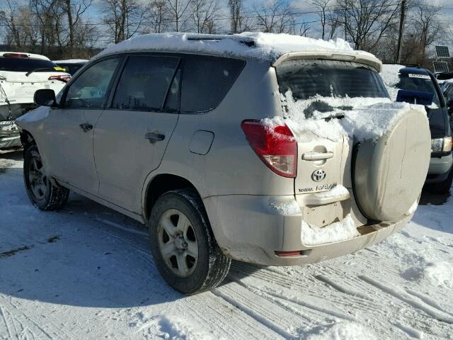 JTMBK33V286034347 - 2008 TOYOTA RAV4 BEIGE photo 3