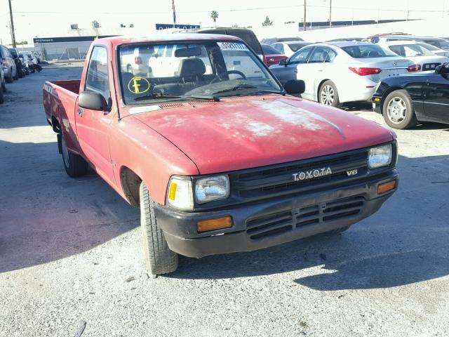 JT4VN82N9M5003728 - 1991 TOYOTA PICKUP 1 T RED photo 1