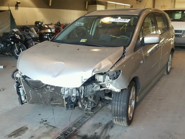 JM1CR293170158787 - 2007 MAZDA 5 SILVER photo 2