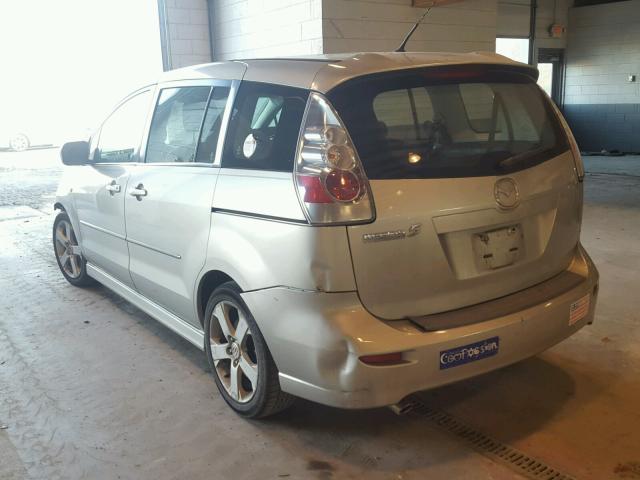 JM1CR293170158787 - 2007 MAZDA 5 SILVER photo 3