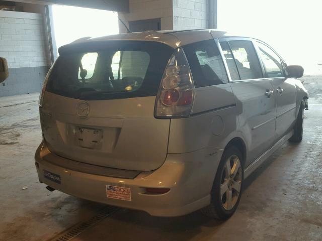 JM1CR293170158787 - 2007 MAZDA 5 SILVER photo 4