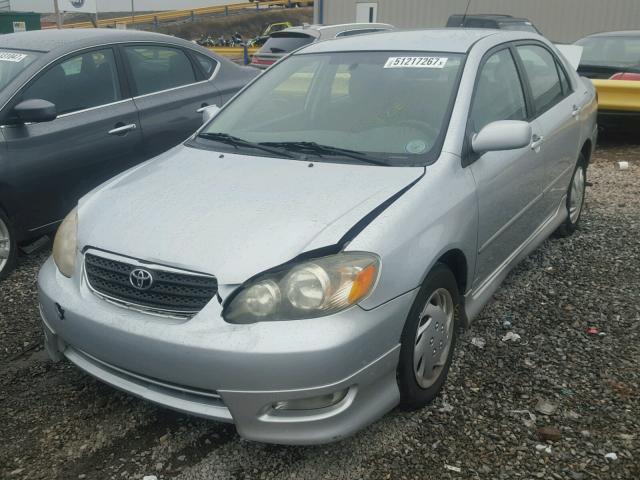 2T1BR32E46C575001 - 2006 TOYOTA COROLLA CE SILVER photo 2