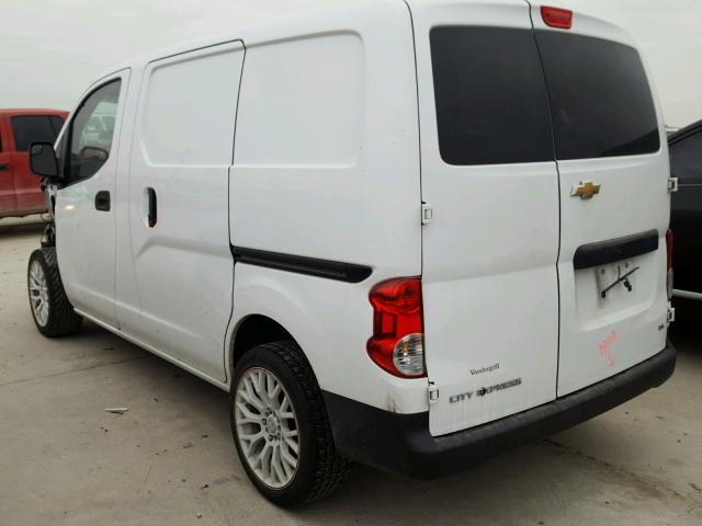 3N63M0YN2FK696053 - 2015 CHEVROLET CITY EXPRE WHITE photo 3