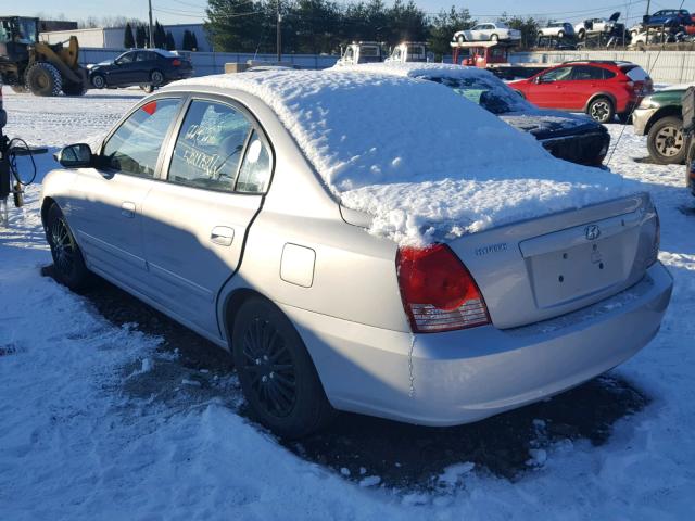 KMHDN46D96U377850 - 2006 HYUNDAI ELANTRA GL SILVER photo 3