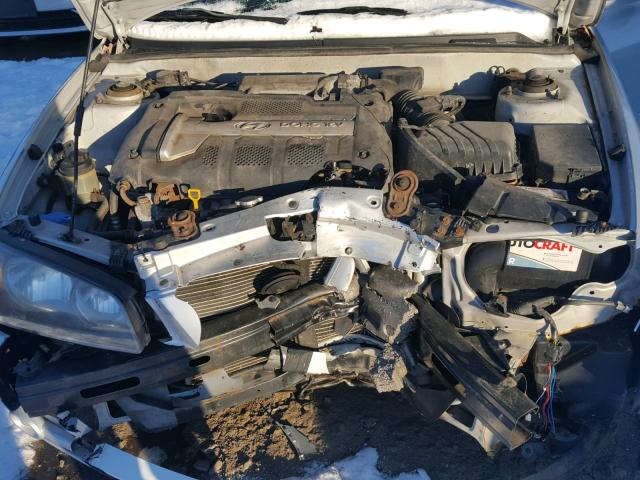 KMHDN46D96U377850 - 2006 HYUNDAI ELANTRA GL SILVER photo 7