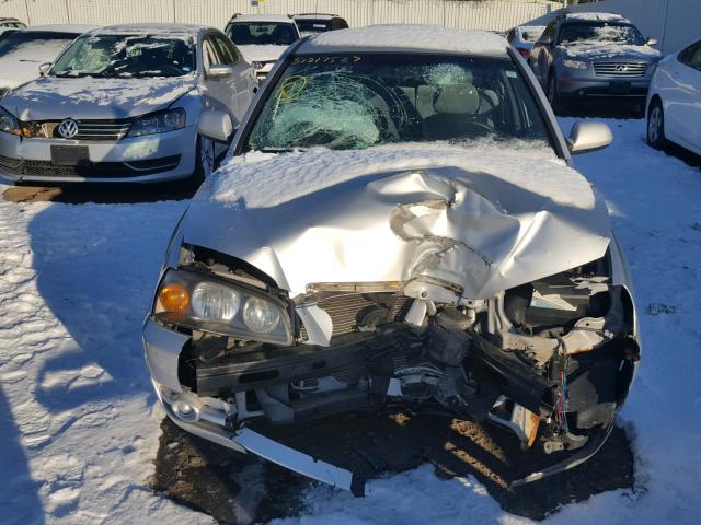 KMHDN46D96U377850 - 2006 HYUNDAI ELANTRA GL SILVER photo 9