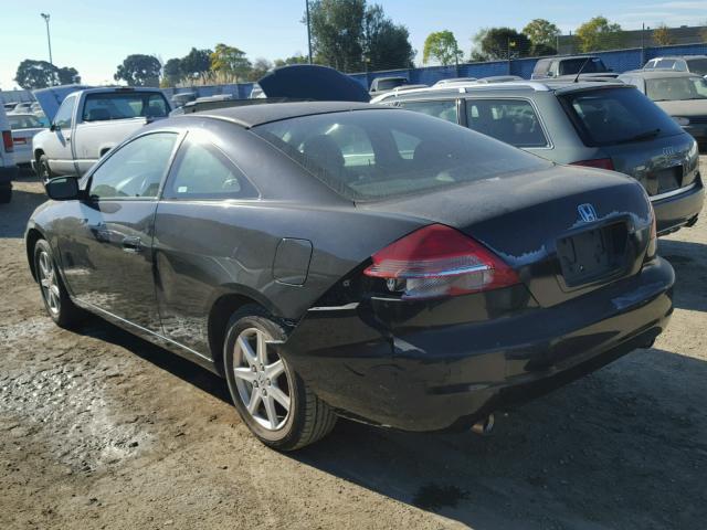 1HGCM82693A003514 - 2003 HONDA ACCORD EX BLACK photo 3