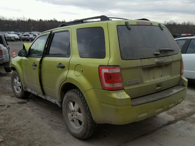 1FMCU9D76CKA26832 - 2012 FORD ESCAPE XLT GREEN photo 3