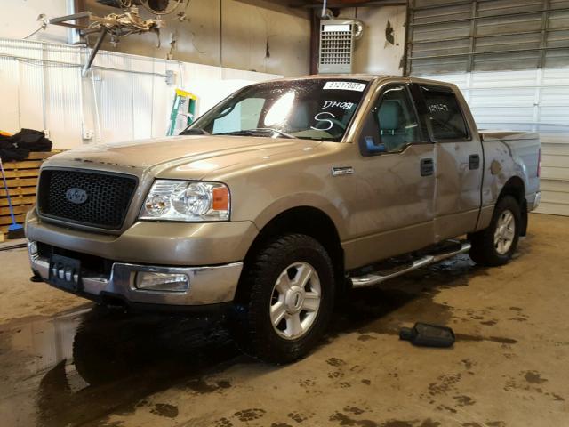 1FTPW14504KD71081 - 2004 FORD F150 SUPER TAN photo 2