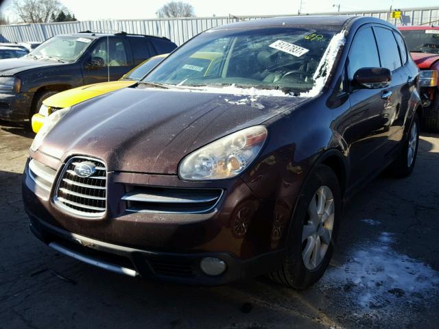 4S4WX85C164410505 - 2006 SUBARU B9 TRIBECA MAROON photo 2