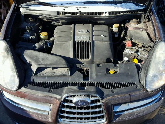 4S4WX85C164410505 - 2006 SUBARU B9 TRIBECA MAROON photo 7