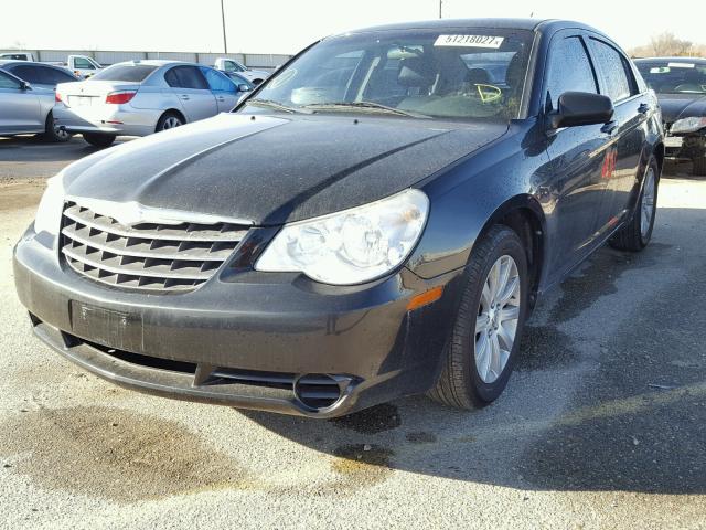 1C3CC5FB7AN212641 - 2010 CHRYSLER SEBRING LI BLACK photo 2