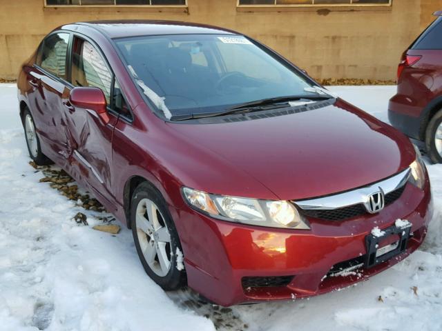 2HGFA1F63BH540175 - 2011 HONDA CIVIC LX-S BURGUNDY photo 1