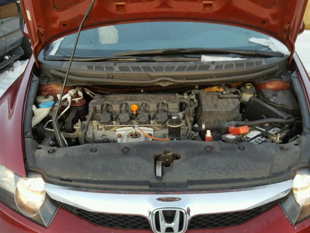 2HGFA1F63BH540175 - 2011 HONDA CIVIC LX-S 勃艮第红 照片 7