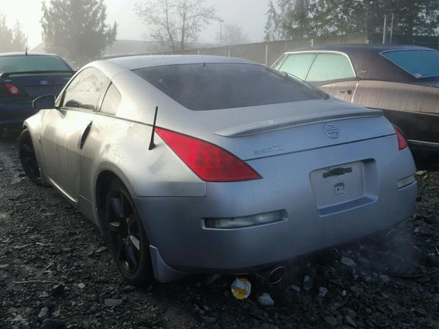 JN1AZ34E44T063322 - 2004 NISSAN 350Z COUPE SILVER photo 3