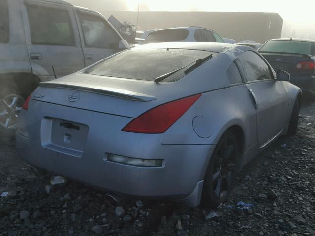 JN1AZ34E44T063322 - 2004 NISSAN 350Z COUPE SILVER photo 4