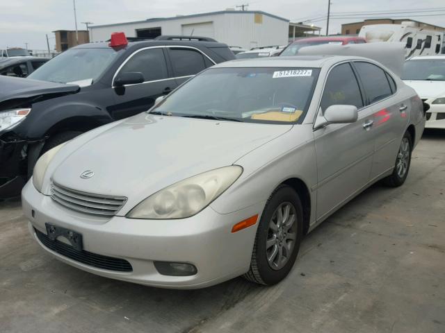 JTHBA30G845020704 - 2004 LEXUS ES 330 SILVER photo 2