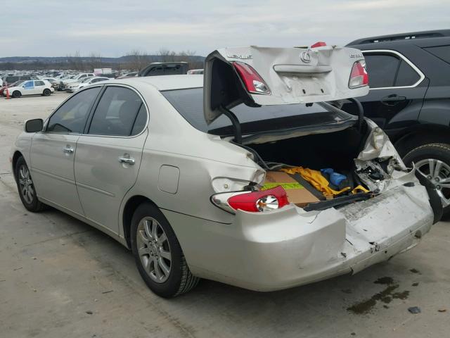 JTHBA30G845020704 - 2004 LEXUS ES 330 SILVER photo 3