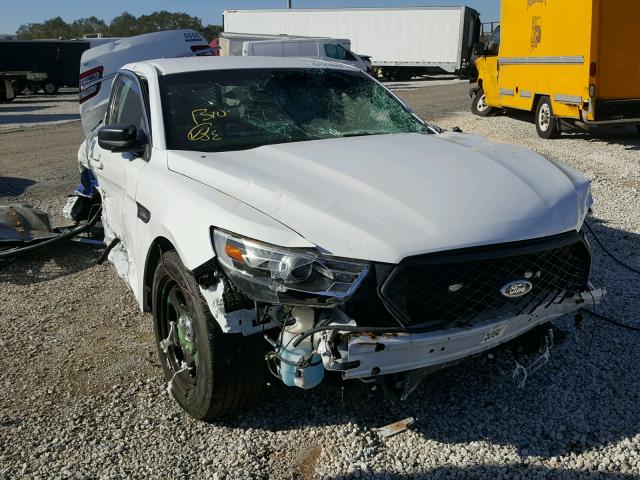 1FAHP2MKXEG185443 - 2014 FORD TAURUS POL WHITE photo 1