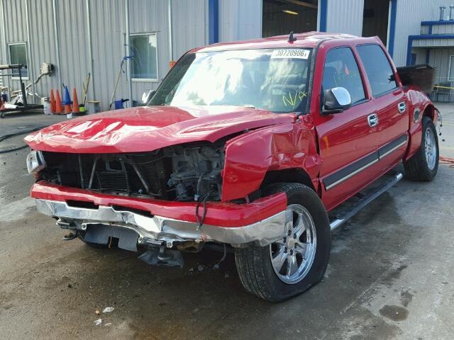 2GCEK13Z861258425 - 2006 CHEVROLET SILVERADO RED photo 2