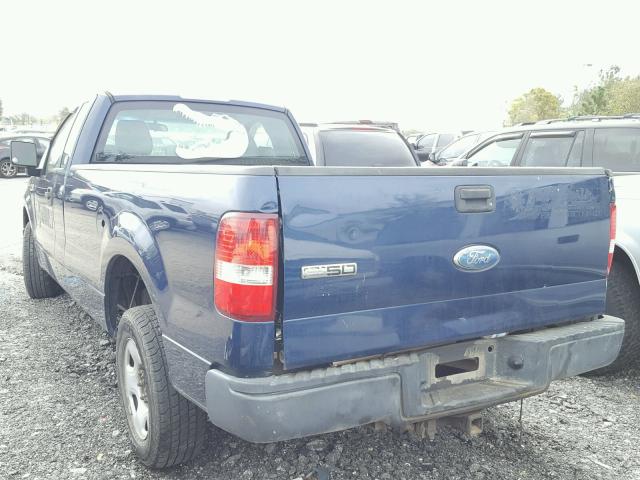 1FTRF12W87NA47657 - 2007 FORD F150 BLUE photo 3