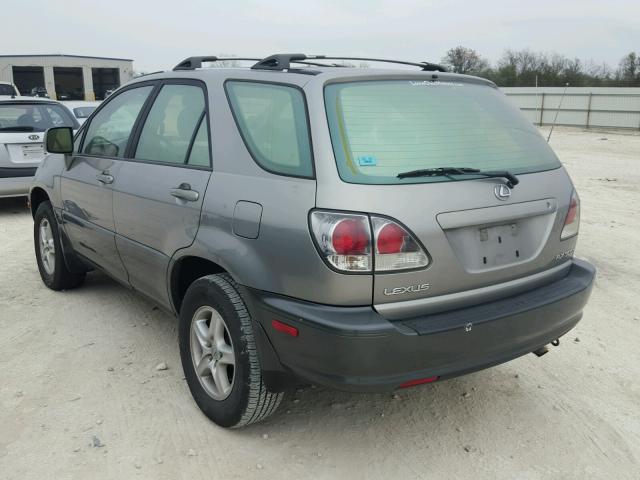 JTJGF10U110096340 - 2001 LEXUS RX 300 GRAY photo 3