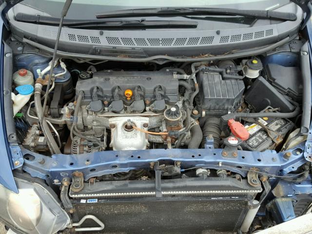 1HGFA16849L009405 - 2009 HONDA CIVIC EX ლურჯი ფოტო 7