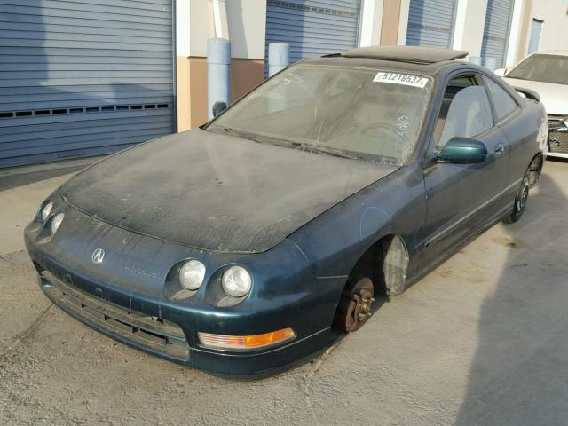 JH4DC4462VS010151 - 1997 ACURA INTEGRA GS GREEN photo 2