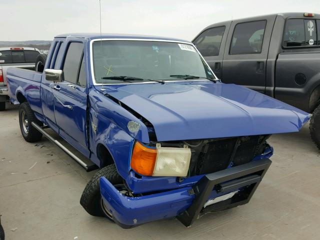 1FTEX15Y5MKB26936 - 1991 FORD F150 BLUE photo 1