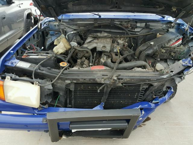 1FTEX15Y5MKB26936 - 1991 FORD F150 BLUE photo 7