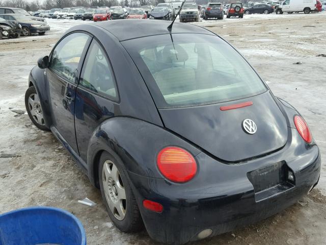 3VWCK21C21M471395 - 2001 VOLKSWAGEN NEW BEETLE 黑色 照片 3