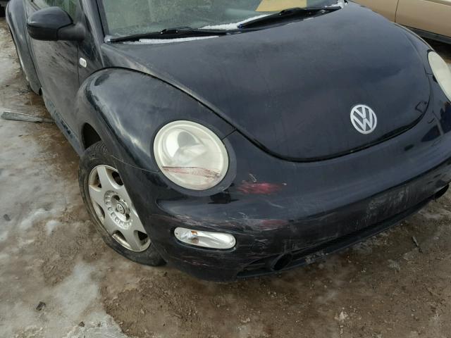 3VWCK21C21M471395 - 2001 VOLKSWAGEN NEW BEETLE 黑色 照片 9