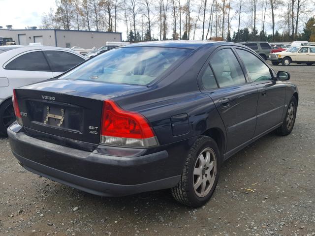 YV1RH59H842401208 - 2004 VOLVO S60 2.5T BLACK photo 4