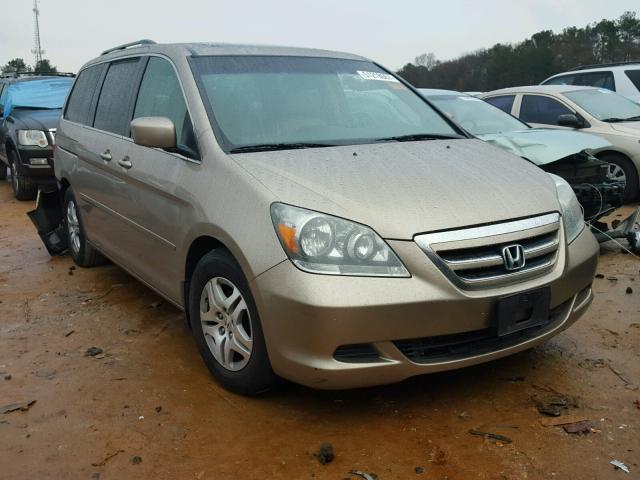 5FNRL38697B106211 - 2007 HONDA ODYSSEY EX GOLD photo 1